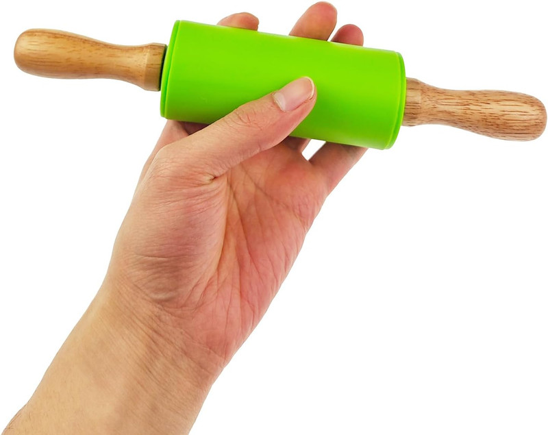 6 Pack Small Rolling Pin for Kids, Kids Rolling Pin for Home Kitchen (6 Colors) gallery