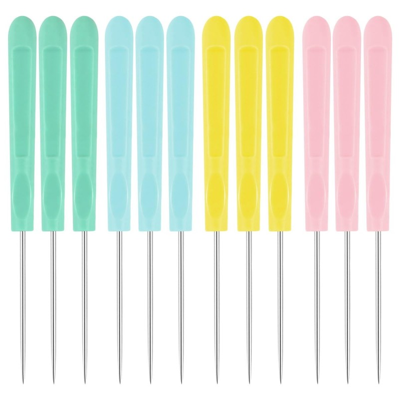 Cookie Decorating Scribe Supplies Icing 7inch, Pink+blue+green+yellow