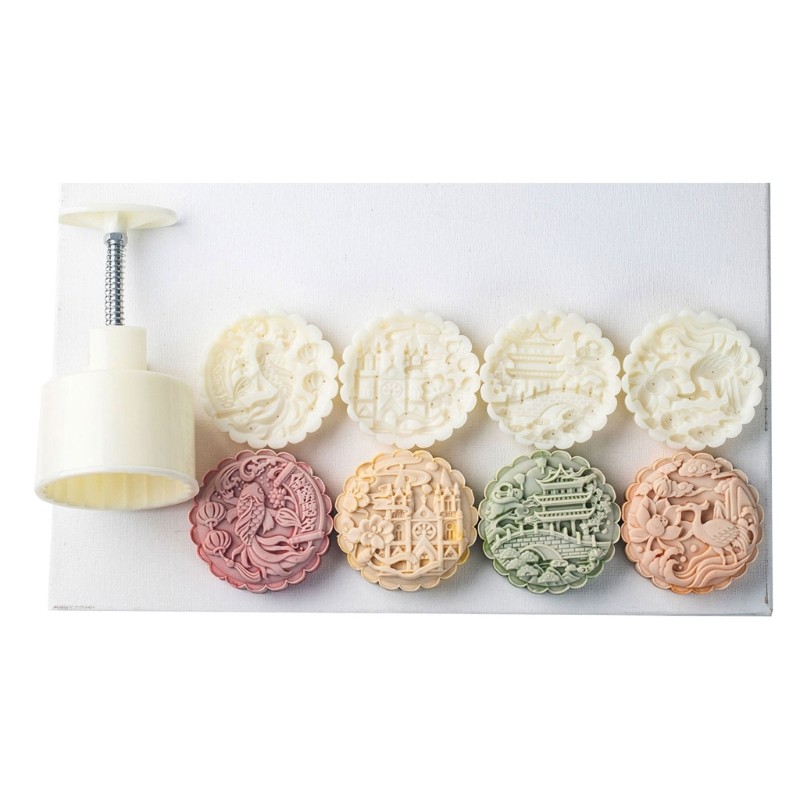 ABS Plastic Chinese Mooncakes Form Pastry Molds for Professional and Home Use gallery