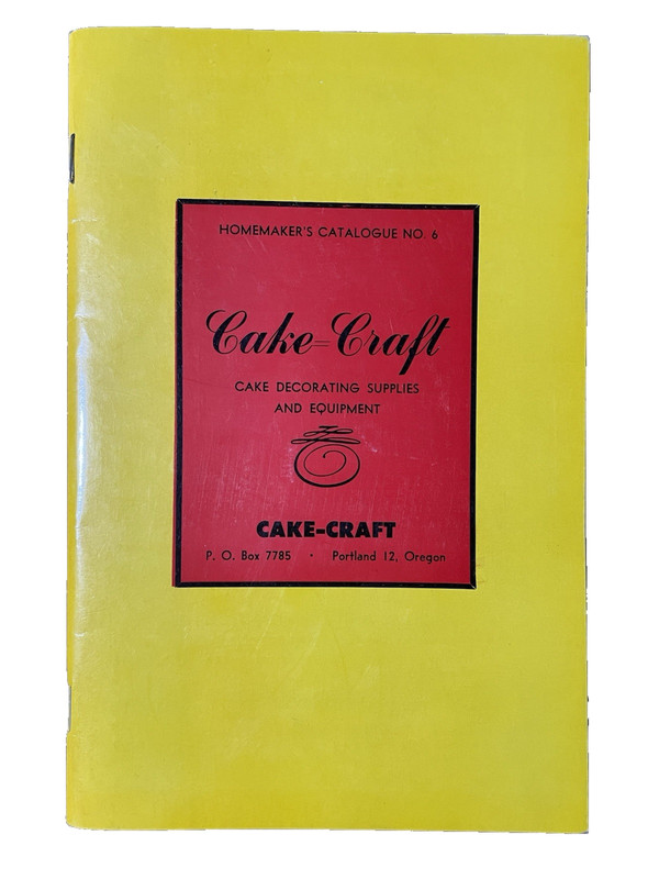 Ateco Vtg Cake Craft Homemaker’s Catalogue No 6 1950’s Decorating Tubes 37 pgs