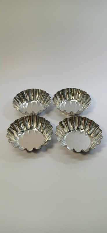 4PCS Baking Tool Egg Tart Aluminum Cupcake Cake Cookie Flower Mold Mould Tin gallery