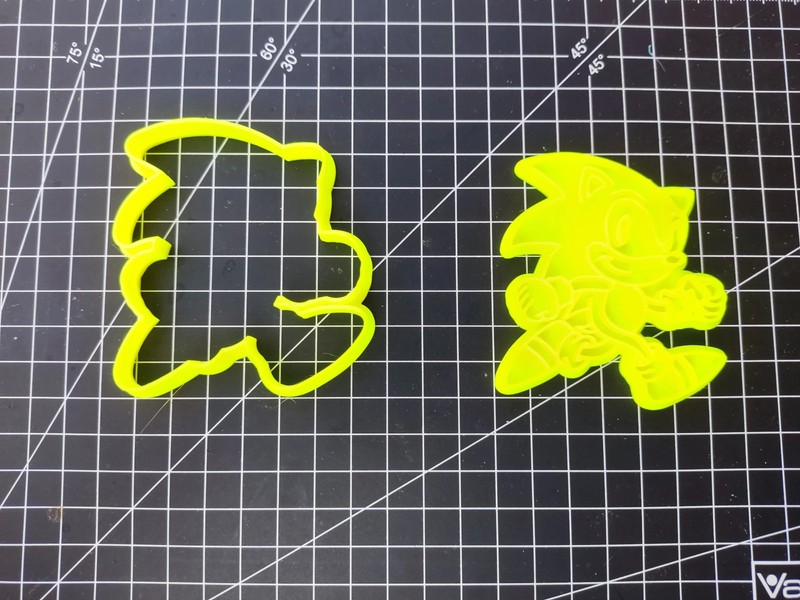 cookie cutter – cookie cutters inspired by the world of Sonic