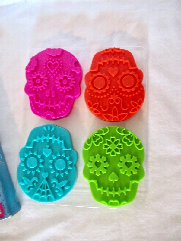 Fred Sweet Spirits Day of the Dead Skull Cookie Cutters Stampers~New! gallery
