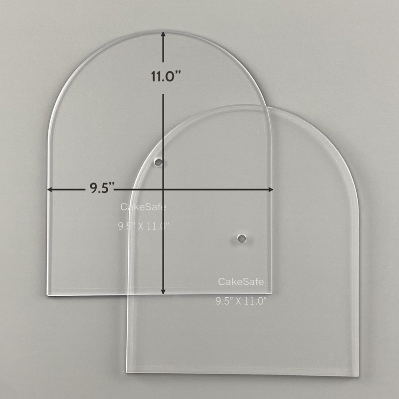 CAKESAFE Large Arch Disk SetUnique Shaped Acrylic Disks for Cake Decorating gallery