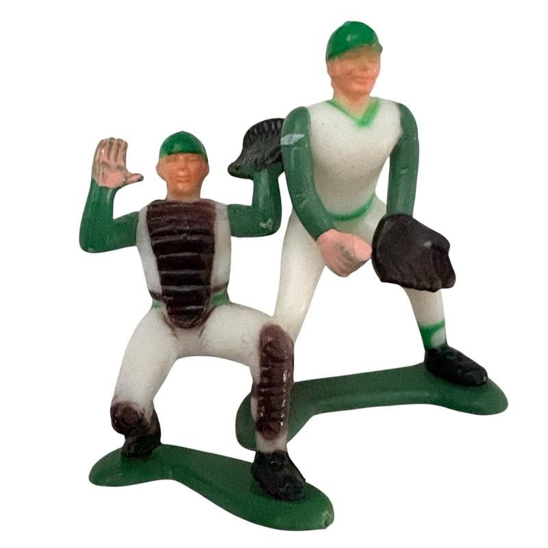 VINTAGE BASEBALL PLAYERS CAKE TOPPERS Lot Of 6 Wilton 1981 Sports Decor Party gallery