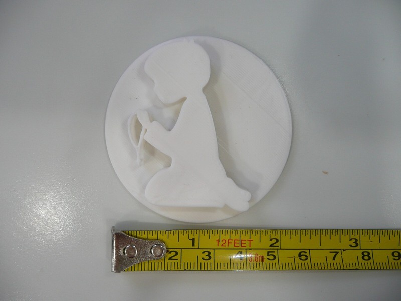 BOY KNEELING IN PRAYER COMMUNION COOKIE STAMP EMBOSSER MADE IN USA PR5564 gallery