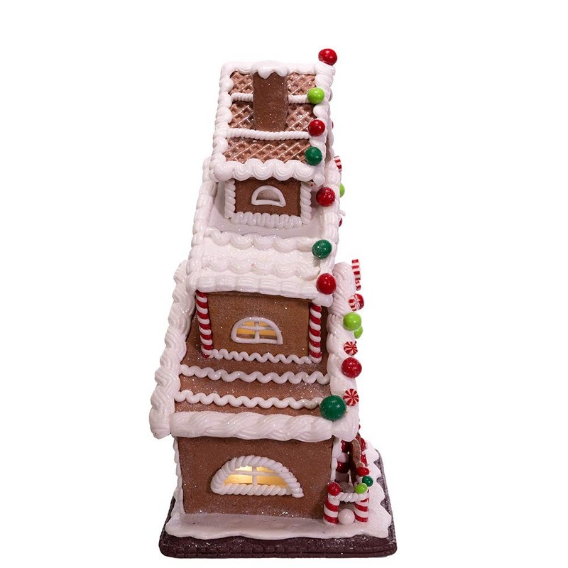 Kurt S. Adler 13-Inch Gingerbread Cookie 3-Layered Led House Gbj0016 gallery