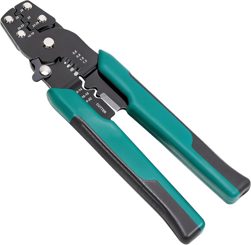 Crimper for Insulated/Bare/Heat Shrink Connectors 10-22 AWG, 3rd Generation