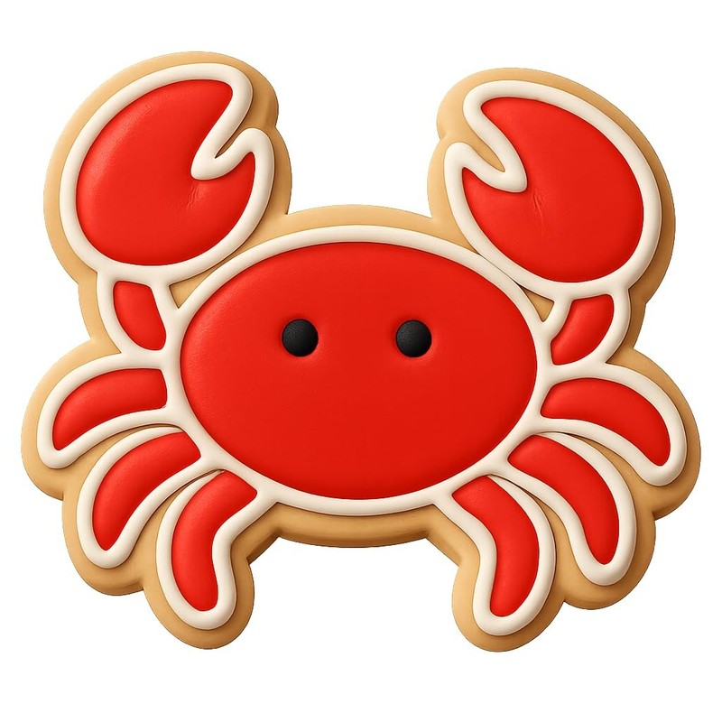 Cancer Crab Cookie Cutter & Stamp, Fondant & Clay - 4x3.8 gallery