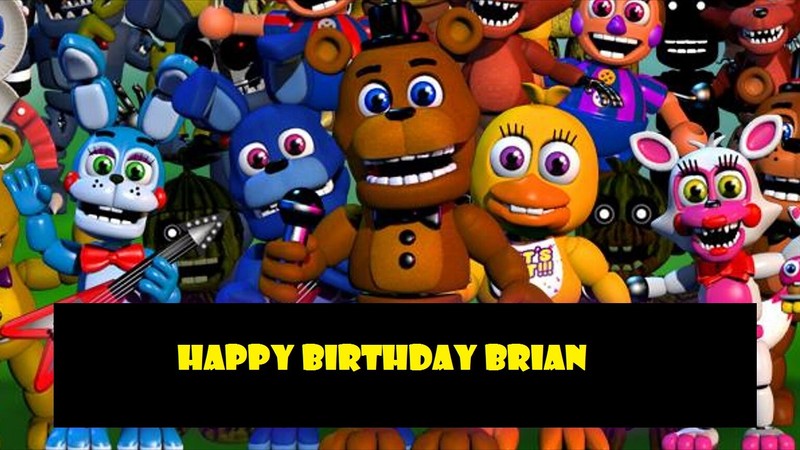 Five Nights at Freddy’s Edible Cake Toppers Decoration