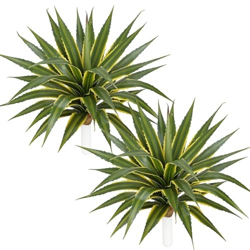 21 Inch Artificial Agave Plants Large Size Fake Agave Plant Stems 50CM gallery