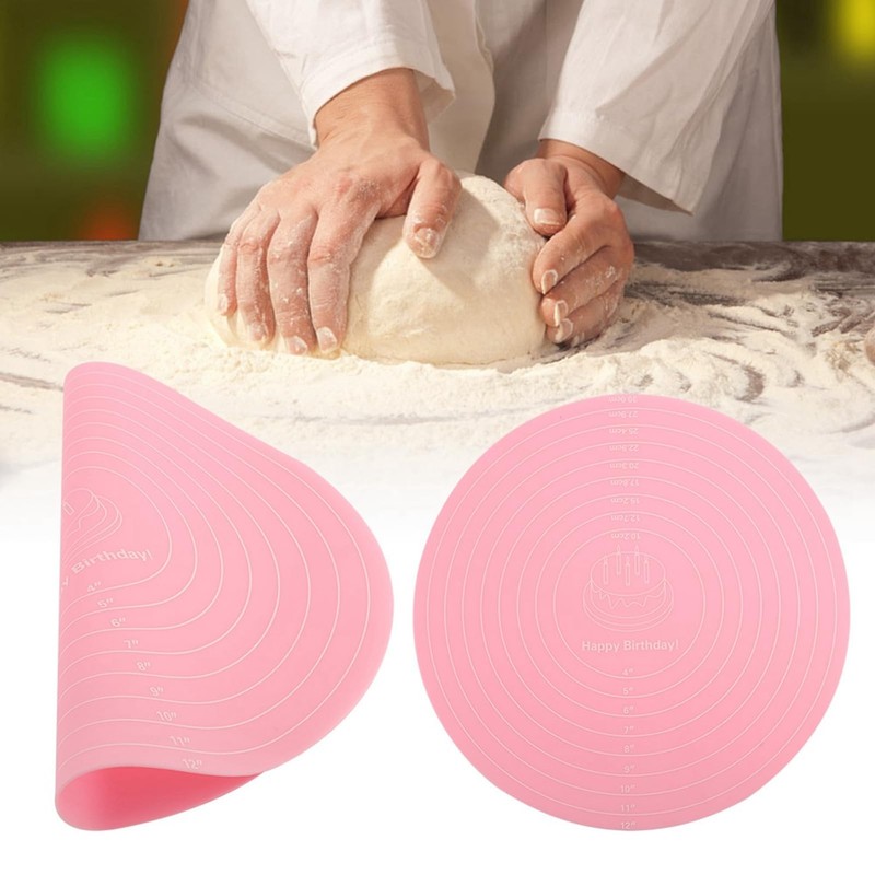 Fayelume Dough Mat, Silicone Pastry Kneading 6.3"L x 6.3"W, #412 gallery