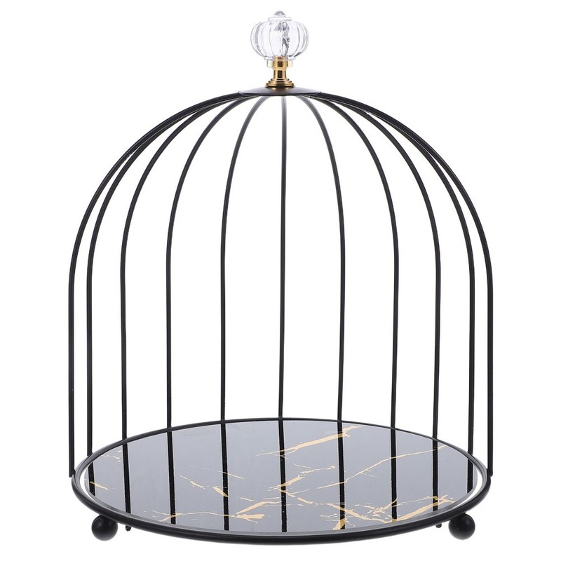 Dessert Display Stand Cake Tray Bird Cage Decor Birdcage Candle Holder gallery