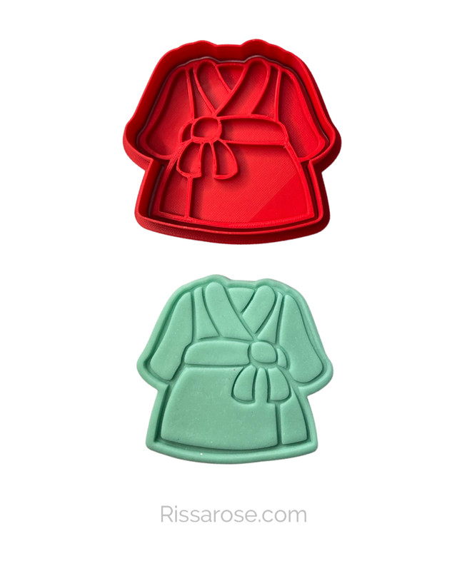 Mother's day cookie cutter and stamp set - spa facial bubble wine bathrobe slip gallery
