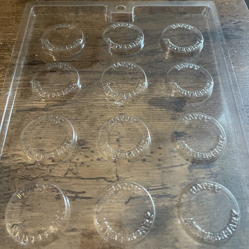Lot of 14: Chocolate Candy Mold Lot- Couple In Heart; 25 Anniversary; Birthday gallery