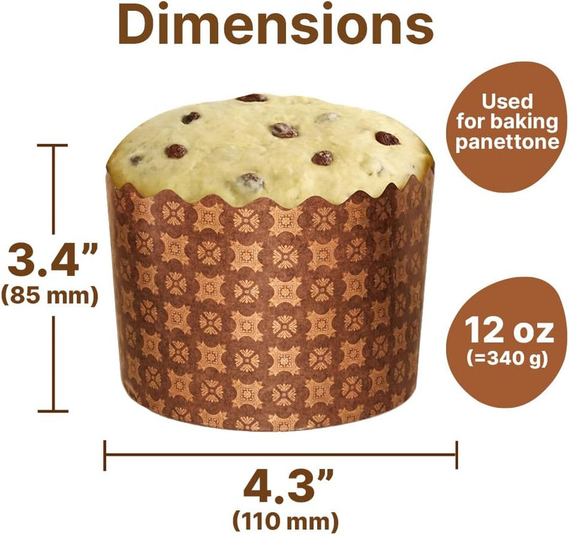12 Oz Easter Bread Forms Paska Mold Kulich Paskha 12 Pcs - Easter Bread Panetton gallery