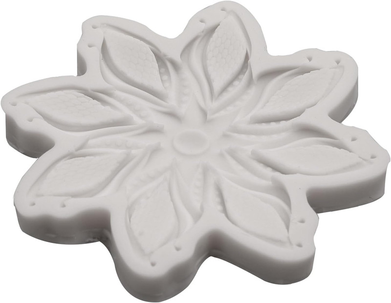 Baroque Silicone Molds Baroque Scroll and Flower Clay Molds for Crafts Cake Deco gallery
