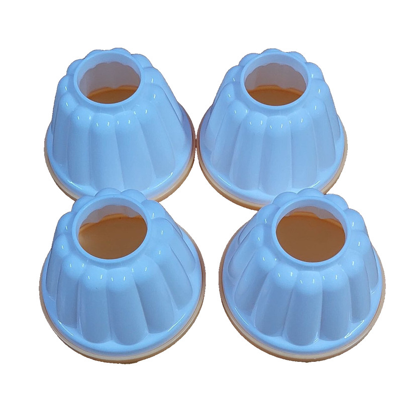 New Pudding Jelly Mold Reusable Plastic Cup Cake Mold Baking Tool 4 Pcs gallery