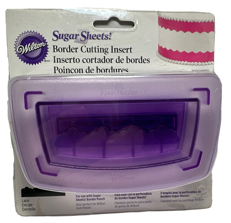 Wilton Sugar Sheets Border Cutting Insert Lace