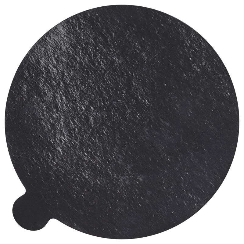 DecoPac Black/Gold Reversible Waxed Corrugated 50 Pack Cake Board, 5" Round: 4.9 gallery