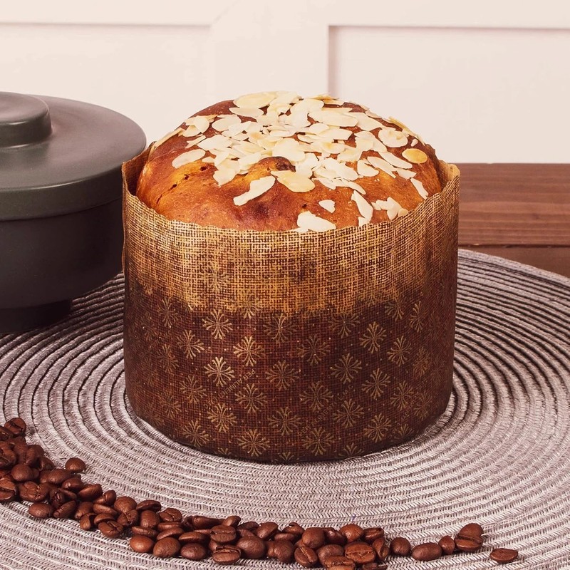 28 Oz Panettone Paper Mold Large | 12 Pack | Non Stick Panetonne Mold Panettone gallery