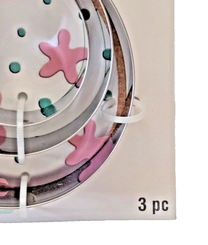 Celebrate It, 3 Easter Egg Cookie Cutters, Food Safe, 3 sizes, Instructions, NEW gallery