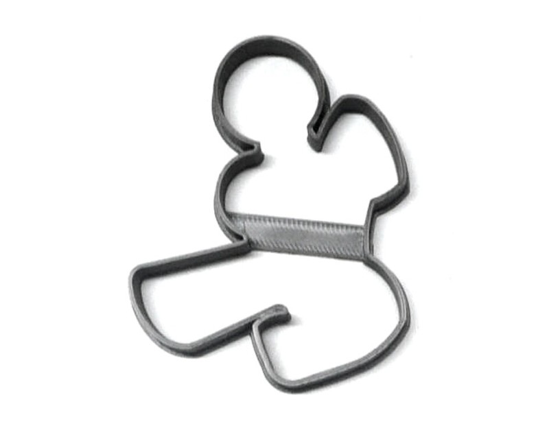 NINJA GINGERBREAD MEN OUTLINES FOUR POSES CHRISTMAS SET OF 4 PR1392 gallery