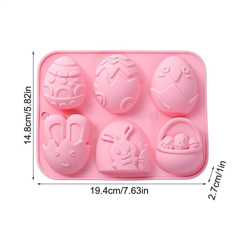 Easter Chocolate Molds Non Stick Handmade Crafts Casting Tool Bunny Candle Molds gallery
