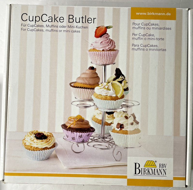 Birkmann Cupcake Butler: Holds 12 Mini Cupcakes/Muffins