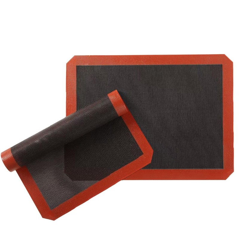Silicone Baking Mat with Microperforated,Non Slip 16.5″L x 11.6″W, Red