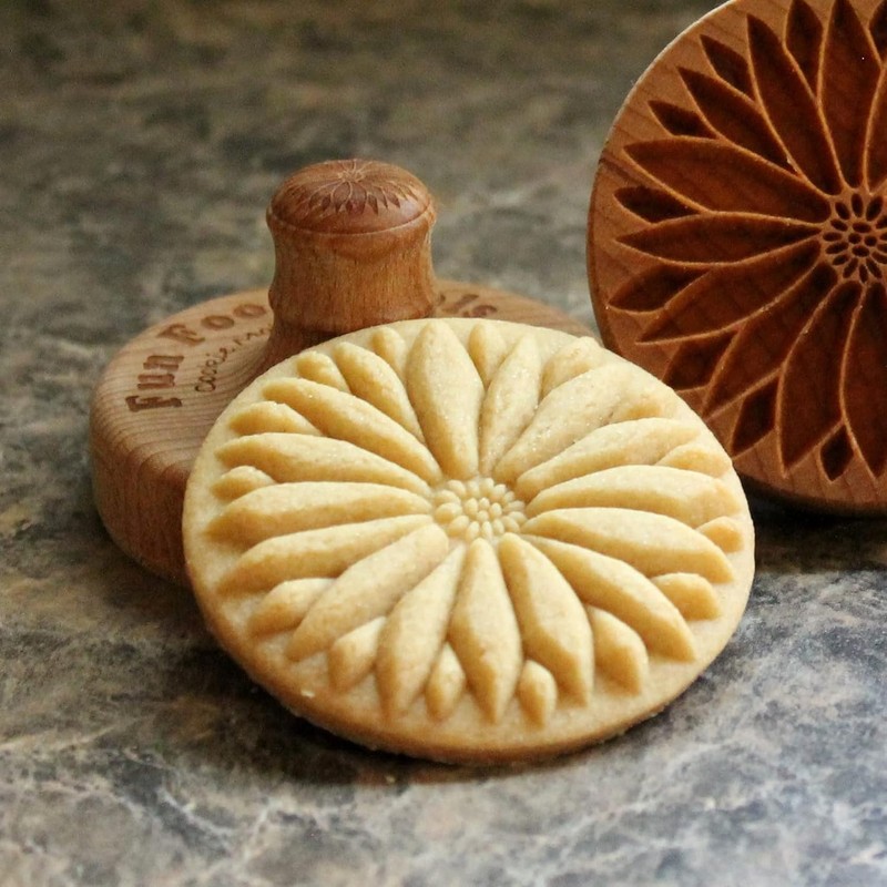 Wood Cookie Stamp, 2.5 Inch (Sunflower CS-028) gallery