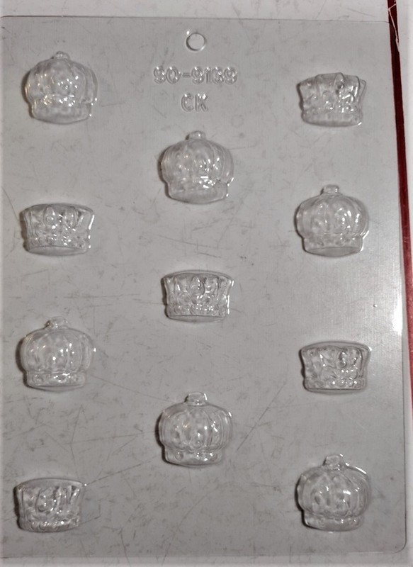 Queens Crowns" CHOCOLATE Designer Candy MOLD 3 pc gallery
