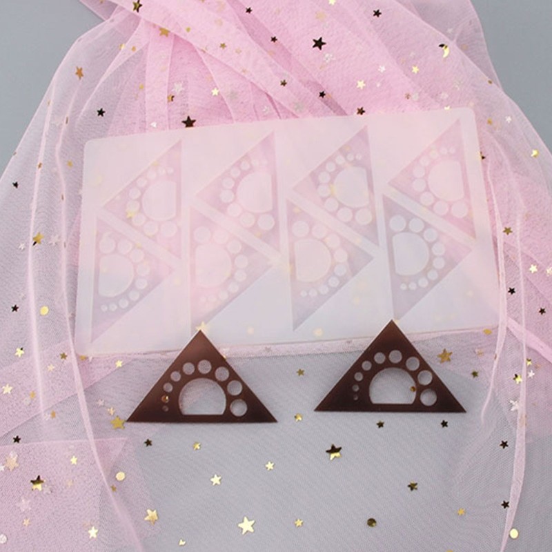 8 Holes Fondant Mold Baking Tools Chocolate Moulds Candy Molds Triangular Shaped gallery