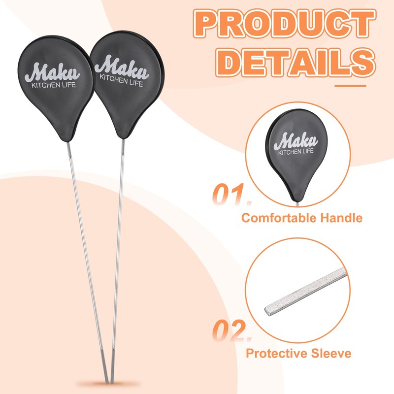 Cake Tester, 4 Packs Black Supplies for Home Bakers for Baking Supplies gallery
