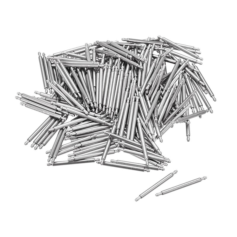 15mm Watch Strap Pin 1.3mm Dia Stainless Steel Single Flanged 200pcs