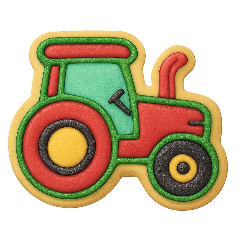 AGRICULTURAL TRACTOR Cookie Cutter & Stamp - 4x3.2" Premium Kitchen Design gallery