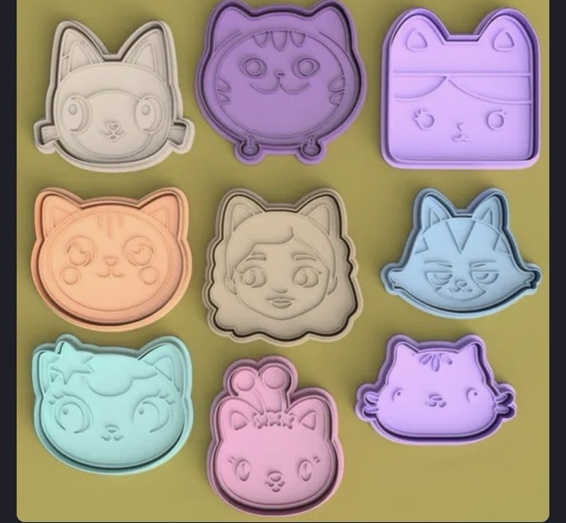 GABBY’S DOLLHOUSE COOKIE CUTTER SET