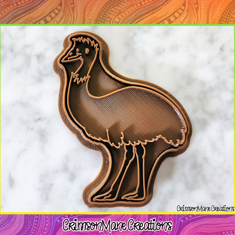 Emu Cookie Cutter Cute Australian Bird Aussie Animal Baking Supply Fondant Tool gallery