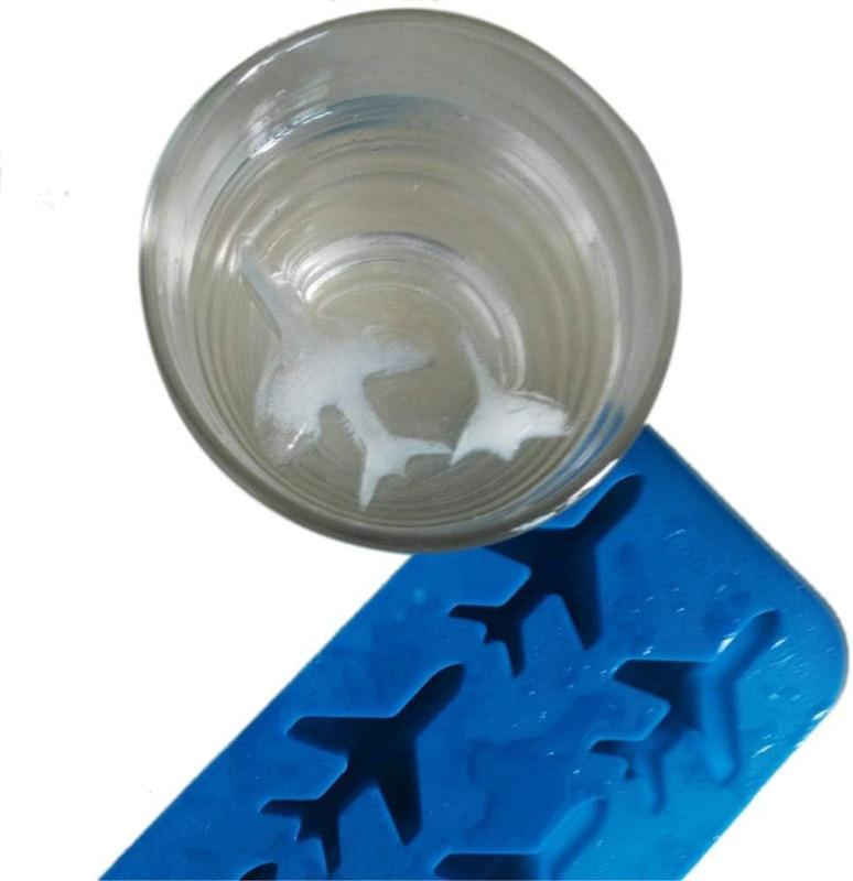 3D Airplane Ice Cube Trays, Plane Aircraft Silicone Chocolate Candy Mold Fondant gallery