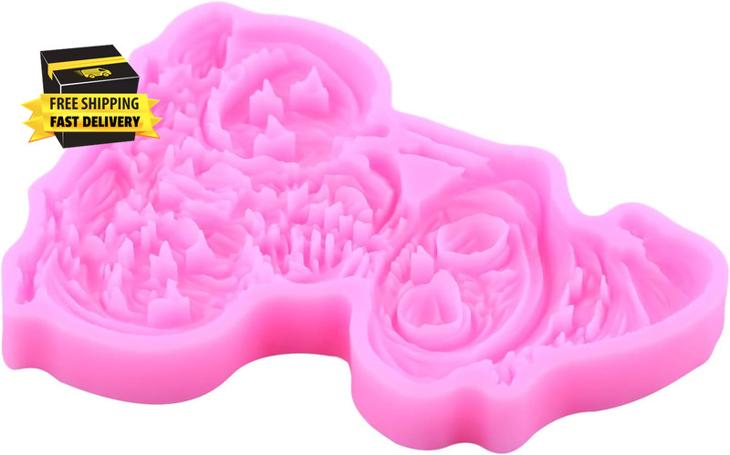 Halloween Silicone Molds Halloween Skull Pumpkin Fondant Mold for Cake Decoratio gallery
