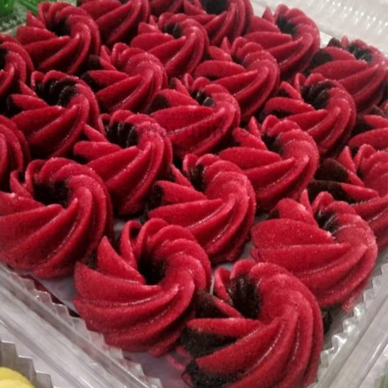 Steamed Press Mold Desserts Jelly Pudding Swirl Ring 36 60 72 96 pieces 5.5 cm gallery