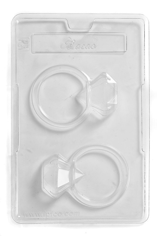 Full Diamond Ring Chocolate/Soap Mould - 2 Cavity