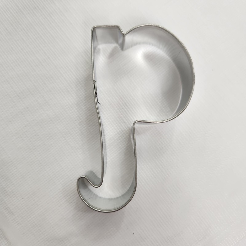 Cookie Cutter Initial Letter P Wilton Brand Monogram Metal