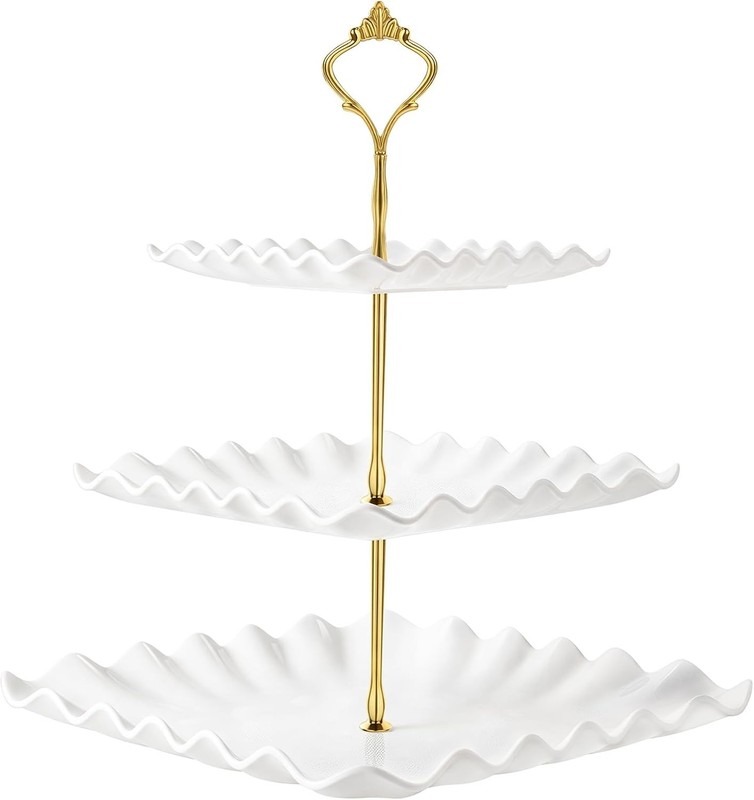 Dessert Cupcake Stand 3 Tier Cup Cake Holder Tower Tea Party/Birthday/Wedding
