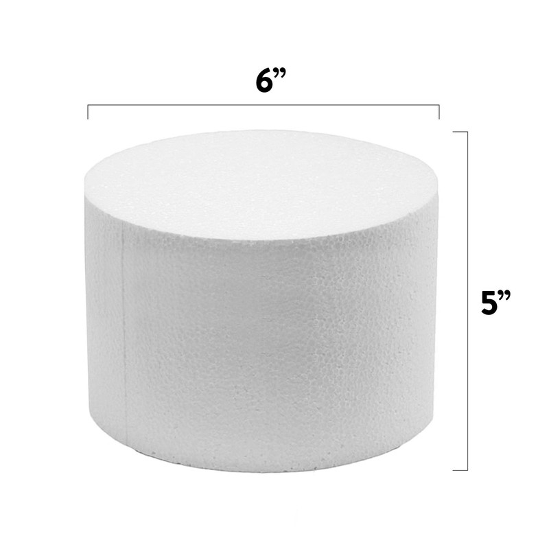 6 x 5 Inch Cake Dummy – Styrofoam Fake Cake for Decorating Display & Practice... gallery