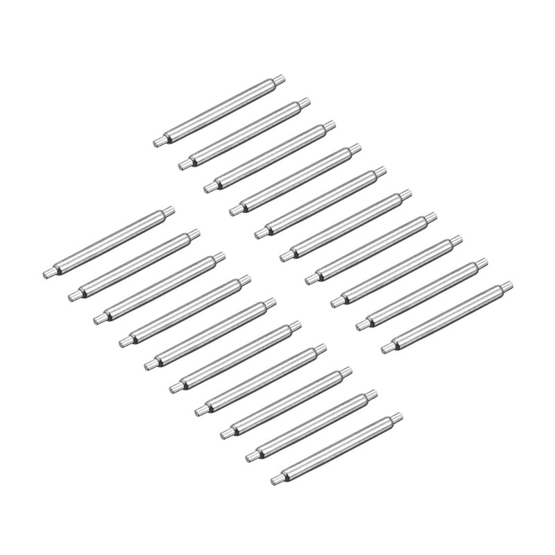 20pcs Watch Strap Pins 10mm Steel Spring Bar Pins 1.2mm Dia