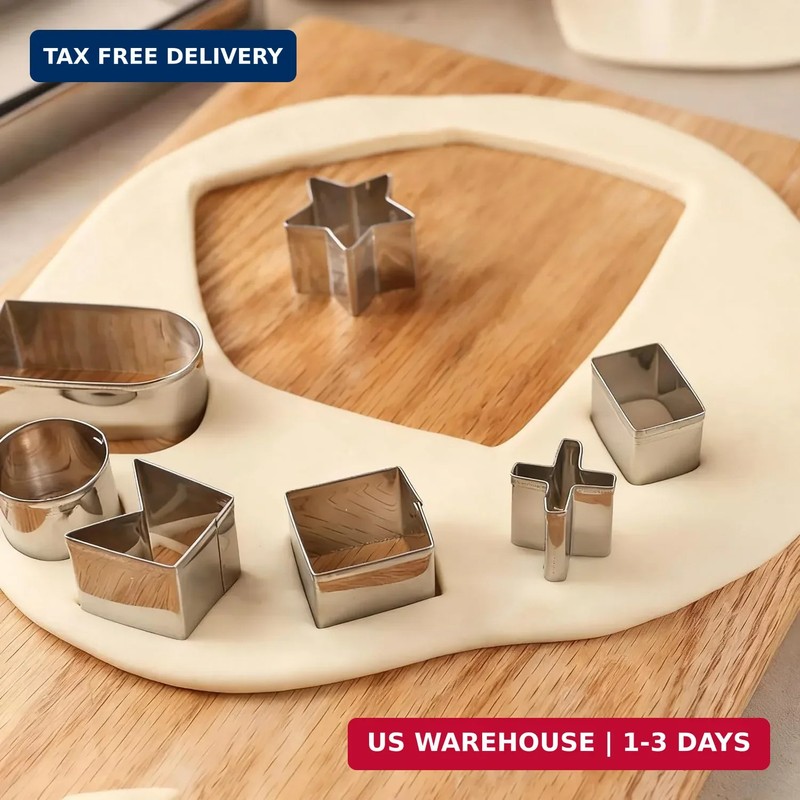 10Pcs Gingerbread House Cookie Cutters Set for Christmas Winter Holiday Baking a gallery