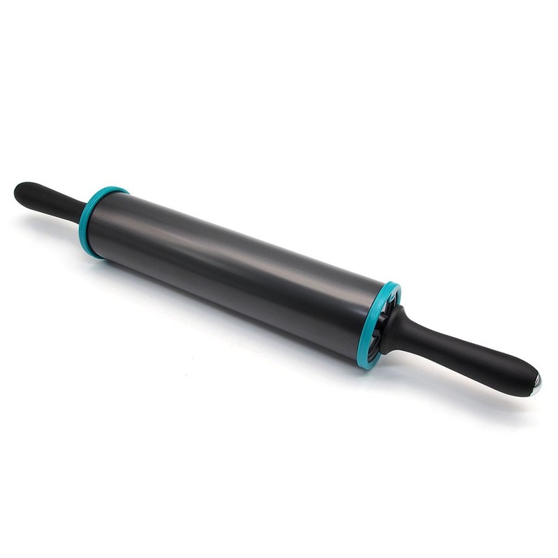 Rolling Pin with Thickness Stainless Steel Noodle Roller Baking Dough