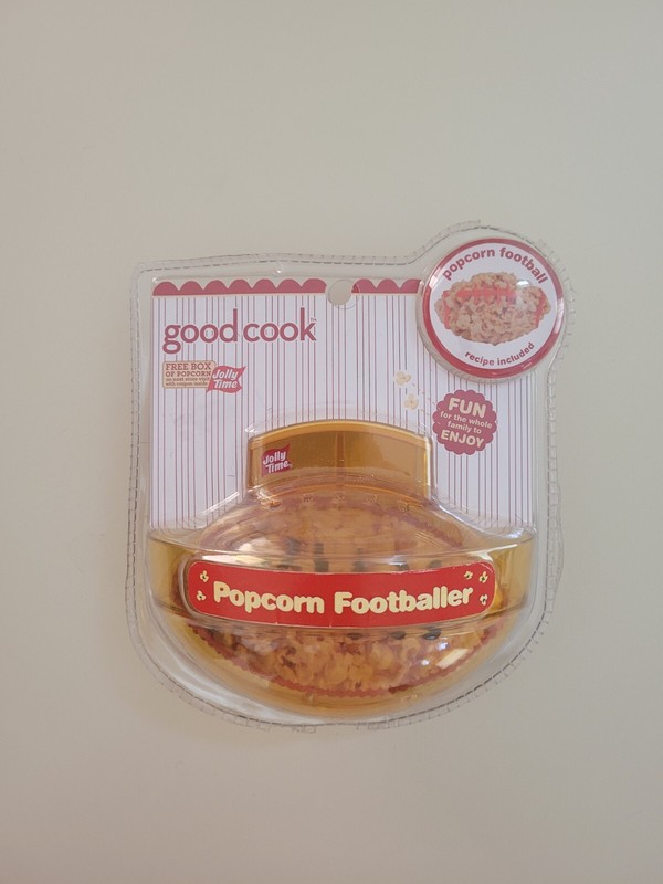 Good Cook Jolly Time Popcorn FOOTBALLER Football Mold Rice Krispie Popcorn Treat