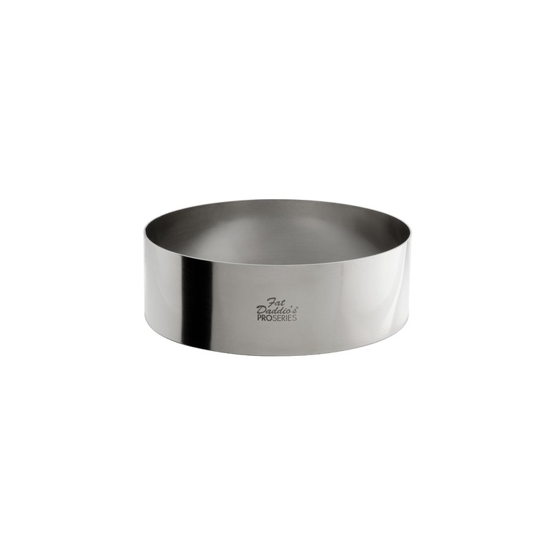 Stainless Steel Round Cake & Pastry Ring, 6 x 2 Inch